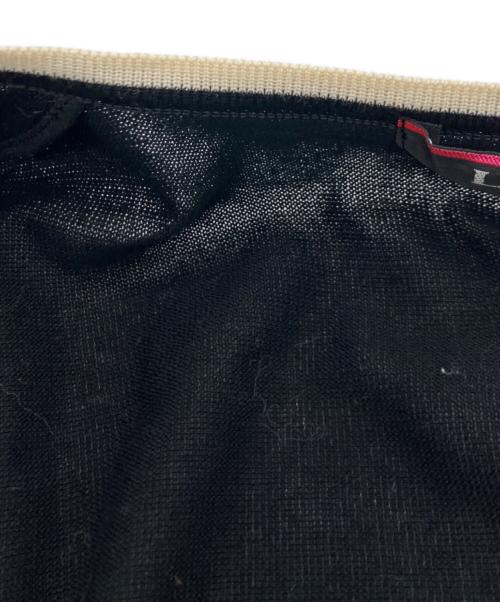 LEONARD FASHION（レオナールファッション）LEONARD FASHION (レオナールファッション) アンサンブル花柄ニットカーデ ブラック サイズ:Lの古着・服飾アイテム