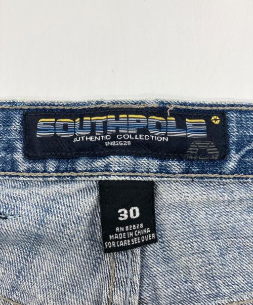 SOUTHPOLE（サウスポール）SOUTHPOLE (サウスポール) ハーフデニムパンツ インディゴ サイズ:30の古着・服飾アイテム