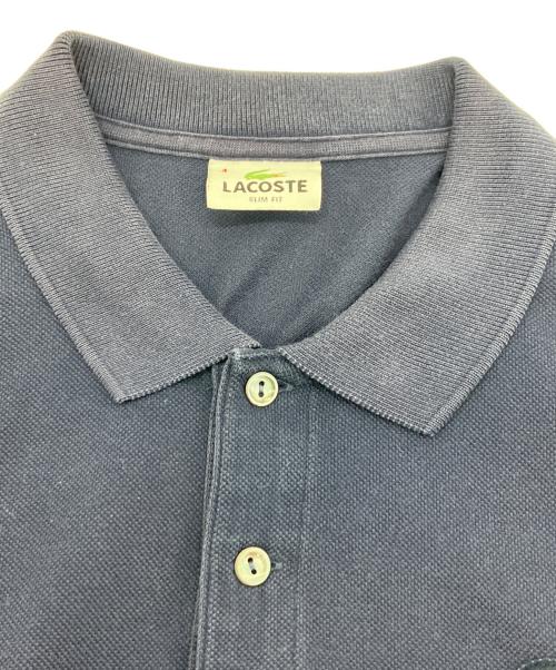 LACOSTE（ラコステ）LACOSTE (ラコステ) エンブレムポロシャツ ネイビー サイズ:4の古着・服飾アイテム