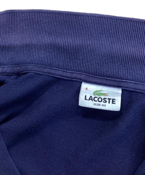 LACOSTE（ラコステ）LACOSTE (ラコステ) エンブレムポロシャツ ネイビー サイズ:4の古着・服飾アイテム