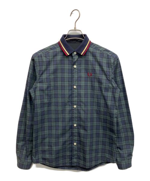 FRED PERRY（フレッドペリー）FRED PERRY (フレッドペリー) リバーシブルシャツ ブラック サイズ:Sの古着・服飾アイテム