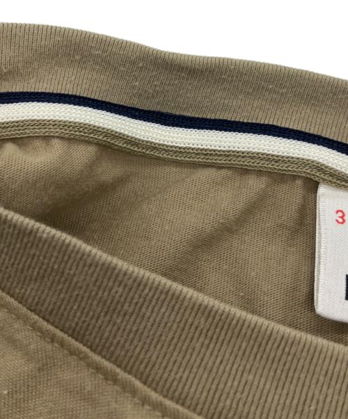 LACOSTE（ラコステ）LACOSTE (ラコステ) LACOSTE デカワニプリントTシャツ ブラウン サイズ:3の古着・服飾アイテム