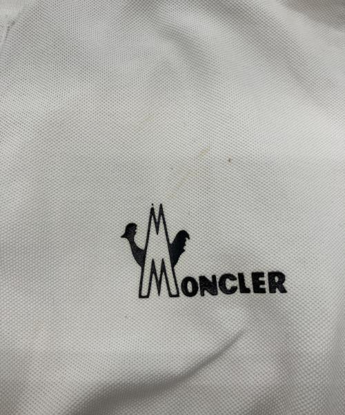 MONCLER（モンクレール）MONCLER (モンクレール) MONCLER 鹿の子ポロシャツ ホワイト サイズ:Mの古着・服飾アイテム