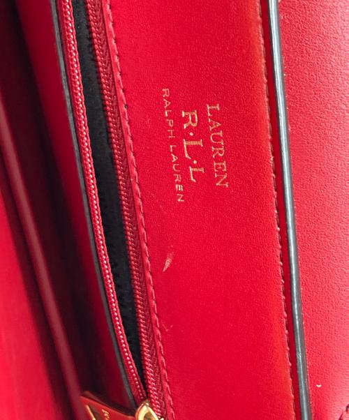 LAUREN RALPH LAUREN（ローレンラルフローレン）LAUREN RALPH LAUREN (ローレンラルフローレン) レザーバックパック ブラック サイズ:下記参照の古着・服飾アイテム