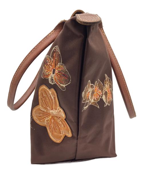 LONGCHAMP（ロンシャン）LONGCHAMP (ロンシャン) ベトナムルプリアージュ トートバッグ ブラックの古着・服飾アイテム