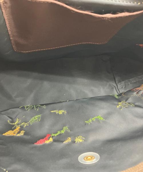 LONGCHAMP（ロンシャン）LONGCHAMP (ロンシャン) ベトナムルプリアージュ トートバッグ ブラックの古着・服飾アイテム