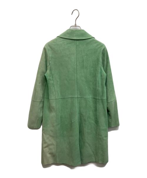 theory（セオリー）theory (セオリー) ラムレザーコート グリーン サイズ:Sの古着・服飾アイテム