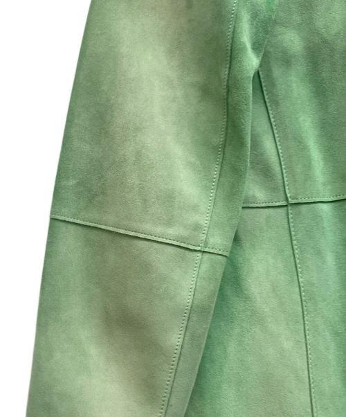 theory（セオリー）theory (セオリー) ラムレザーコート グリーン サイズ:Sの古着・服飾アイテム