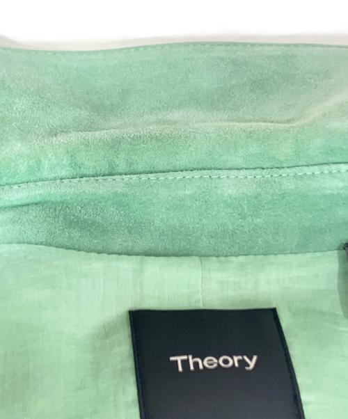 theory（セオリー）theory (セオリー) ラムレザーコート グリーン サイズ:Sの古着・服飾アイテム