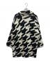 DIESEL (ディーゼル) モヘア混ニットロングカーディガン ホワイト×ブラック サイズ:不明：4000円