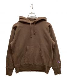 Champion（チャンピオン）の古着「リバースウィーブパーカー」｜ブラウン