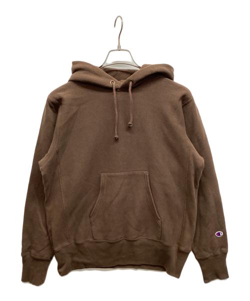 Champion（チャンピオン）Champion (チャンピオン) リバースウィーブパーカー ブラウン サイズ:Lの古着・服飾アイテム