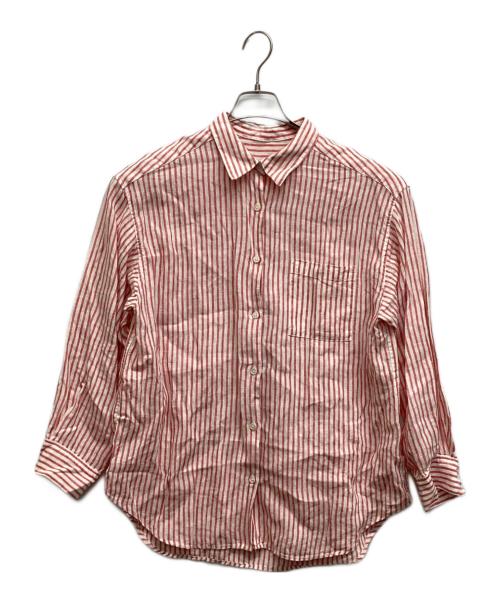 JOURNAL STANDARD（ジャーナルスタンダード）JOURNAL STANDARD (ジャーナルスタンダード) ソフトゼフィールリネンシャツ ピンク サイズ:Freeの古着・服飾アイテム