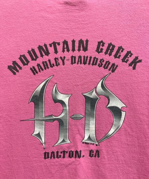 HARLEY-DAVIDSON（ハーレーダビッドソン）HARLEY-DAVIDSON (ハーレーダビッドソン) プリントTシャツ ピンク サイズ:不明の古着・服飾アイテム