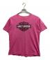 HARLEY-DAVIDSON（ハーレーダビッドソン）の古着「プリントTシャツ」｜ピンク