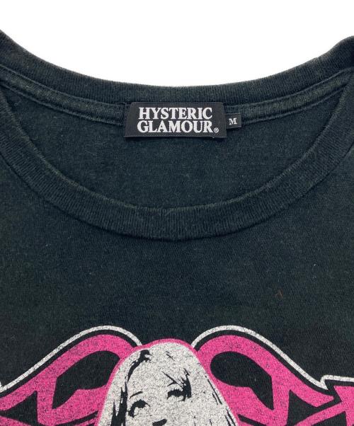 Hysteric Glamour（ヒステリックグラマー）Hysteric Glamour (ヒステリックグラマー) ガールプリントTシャツ ブラック サイズ:Mの古着・服飾アイテム