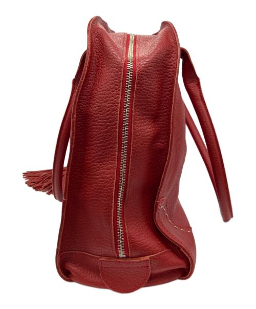NAGATANI（ナガタニ）NAGATANI (ナガタニ) ハンドバッグ レッドの古着・服飾アイテム