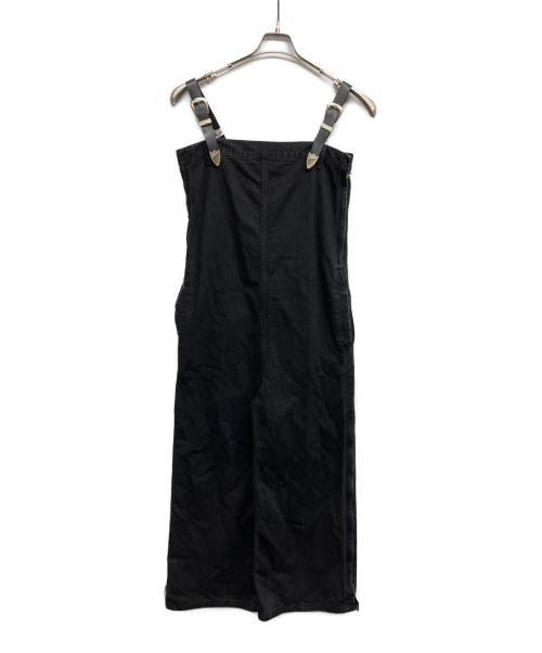 TOGA ARCHIVES（トーガアーカイブス）TOGA ARCHIVES (トーガアーカイブス) DENIM JUMPSUIT ブラック サイズ:Sの古着・服飾アイテム