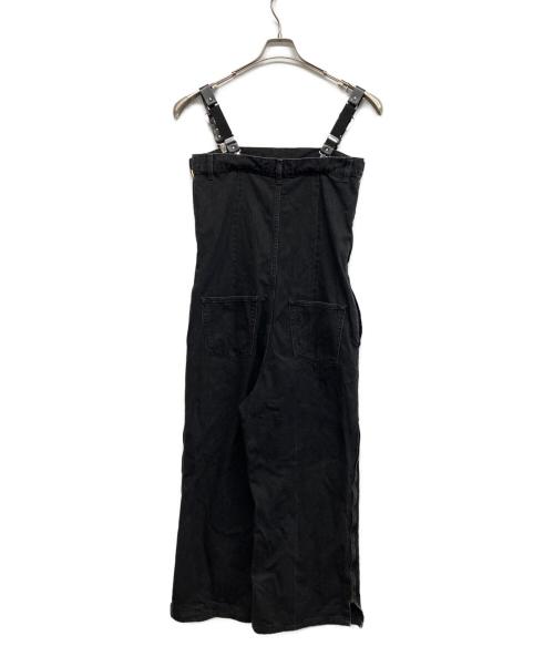 TOGA ARCHIVES（トーガアーカイブス）TOGA ARCHIVES (トーガアーカイブス) DENIM JUMPSUIT ブラック サイズ:Sの古着・服飾アイテム
