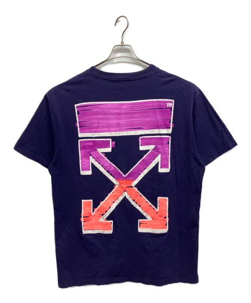 OFFWHITE（オフホワイト）OFFWHITE (オフホワイト) MARKER S/S OVER TEE パープル サイズ:Sの古着・服飾アイテム