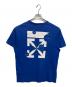 OFFWHITE (オフホワイト) Cut Here Slim S/S Tee ブルー サイズ:XS：5000円