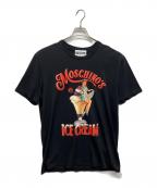 MOSCHINOモスキーノ）の古着「アイスクリームTシャツ」｜ブラック