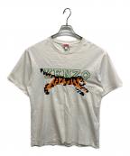 KENZOケンゾー）の古着「Pixels Embroidery T-shirt」｜ホワイト