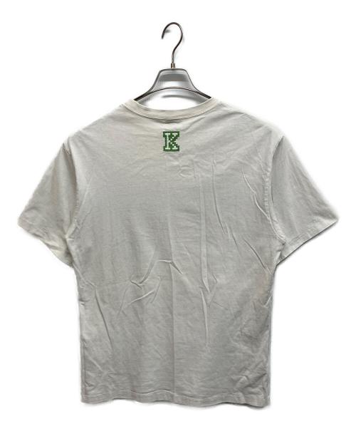 KENZO（ケンゾー）KENZO (ケンゾー) Pixels Embroidery T-shirt ホワイト サイズ:Lの古着・服飾アイテム