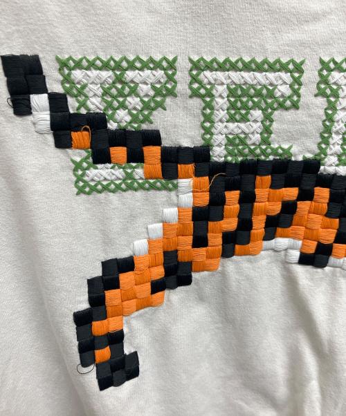 KENZO（ケンゾー）KENZO (ケンゾー) Pixels Embroidery T-shirt ホワイト サイズ:Lの古着・服飾アイテム