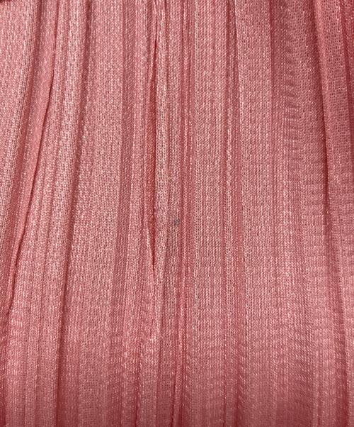 PLEATS PLEASE（プリーツプリーズ）PLEATS PLEASE (プリーツプリーズ) パフェ柄ノースリーブプリーツカットソー ピンク サイズ:3の古着・服飾アイテム
