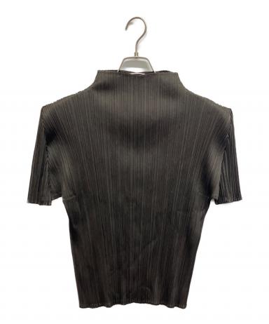 PLEATS PLEASE ハイネック プリーツ トップス カットソー L 中古・古着通販】PLEATS PLEASE (プリーツプリーズ) ショートスリーブ