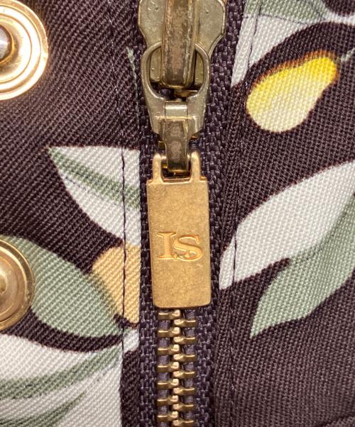 LEONARD SPORT（レオナール スポーツ）LEONARD SPORT (レオナール スポーツ) 花柄スタンドジャケット ブラウン サイズ:Freeの古着・服飾アイテム
