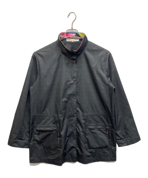 LEONARD SPORT（レオナール スポーツ）LEONARD SPORT (レオナール スポーツ) ロゴプリントジャケット ブラック サイズ:42の古着・服飾アイテム