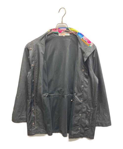 LEONARD SPORT（レオナール スポーツ）LEONARD SPORT (レオナール スポーツ) ロゴプリントジャケット ブラック サイズ:42の古着・服飾アイテム