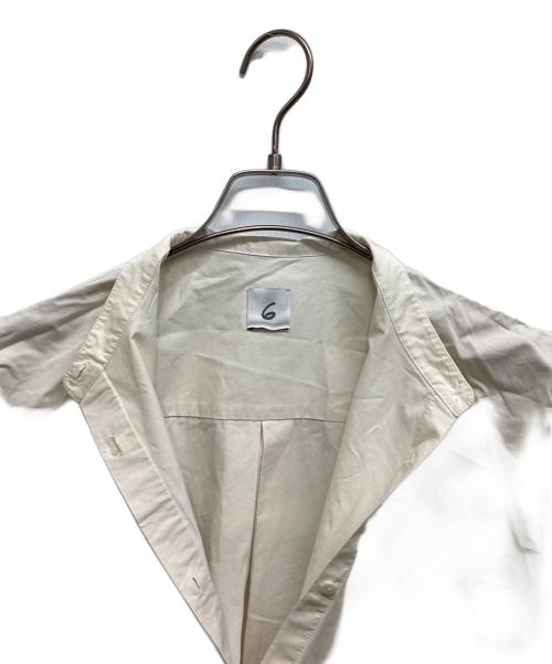 6(ROKU) BEAUTY&YOUTH（ロク ビューティーアンドユース）6(ROKU) BEAUTY&YOUTH (ロク ビューティーアンドユース) EMBROIDERY COLLAR BLOUSE ホワイト サイズ:Freeの古着・服飾アイテム