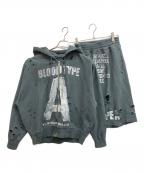 YELLOイエロ）の古着「DISTRESSED BLOOD TYPE