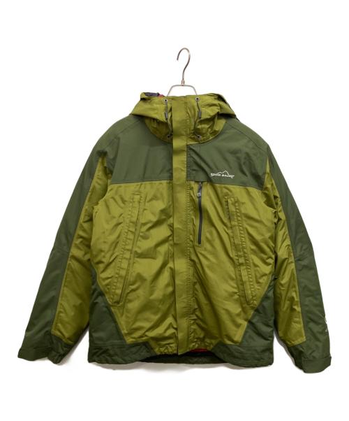 Eddie Bauer（エディーバウアー）Eddie Bauer (エディーバウアー) ライナー付ダウンジャケット グリーン サイズ:Mの古着・服飾アイテム