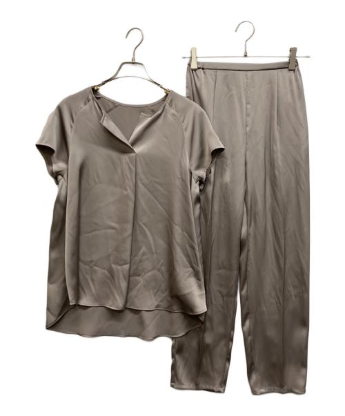 LOUNIE（ルーニー）LOUNIE (ルーニー) サテンセットアップ グレー サイズ:36の古着・服飾アイテム