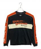HARLEY-DAVIDSONハーレーダビッドソン）の古着「レーシングスウェット」｜ブラック