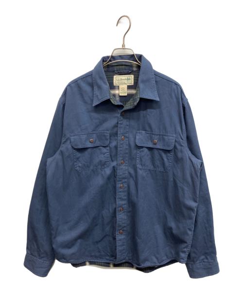 L.L.Bean（エルエルビーン）L.L.Bean (エルエルビーン) L.L.Bean コットンシャツ ネイビー サイズ:Lの古着・服飾アイテム