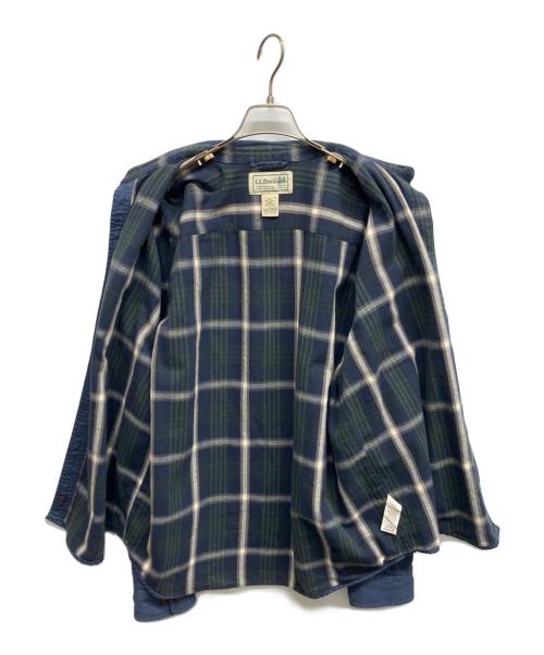 L.L.Bean（エルエルビーン）L.L.Bean (エルエルビーン) L.L.Bean コットンシャツ ネイビー サイズ:Lの古着・服飾アイテム