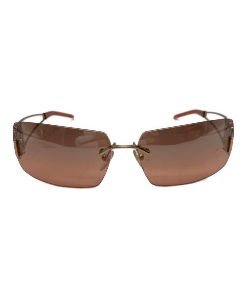 LOEWE（ロエベ）LOEWE (ロエベ) アナグラムリムレスサングラス ブラウンの古着・服飾アイテム