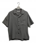 ATTACHMENTアタッチメント）の古着「PEライトトロ オープンカラーシャツS/S」｜グレー
