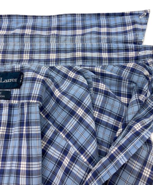 RALPH LAUREN（ラルフローレン）RALPH LAUREN (ラルフローレン) RALPH LAUREN チェックBDシャツ ブルー サイズ:Lの古着・服飾アイテム