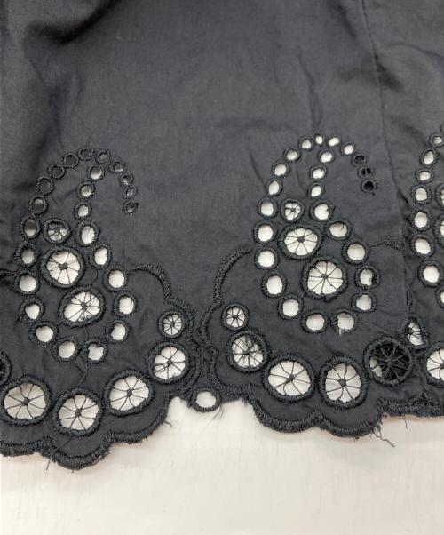crinkle crinkle crinkle（クリンクル クリンクル クリンクル）crinkle crinkle crinkle (クリンクル クリンクル クリンクル) silk cotton hand pleats camisole ブラック サイズ:Freeの古着・服飾アイテム