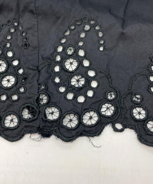 crinkle crinkle crinkle（クリンクル クリンクル クリンクル）crinkle crinkle crinkle (クリンクル クリンクル クリンクル) silk cotton hand pleats camisole ブラック サイズ:Freeの古着・服飾アイテム