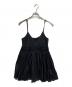 crinkle crinkle crinkle（クリンクル クリンクル クリンクル）の古着「silk cotton hand pleats camisole」｜ブラック