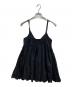 crinkle crinkle crinkle (クリンクル クリンクル クリンクル) silk cotton hand pleats camisole ブラック サイズ:Free：7000円