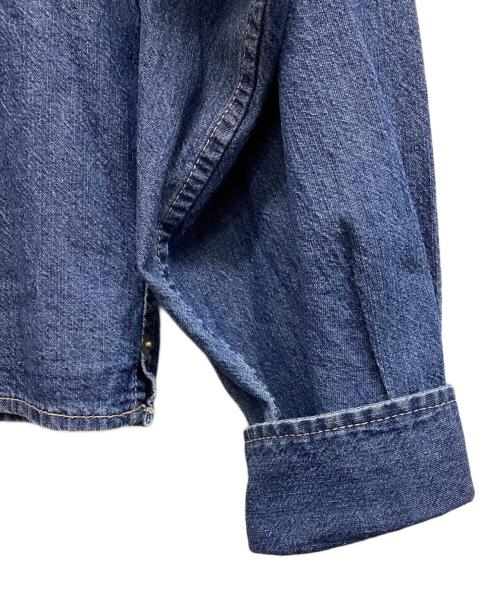 SLOBE IENA（スローブ イエナ）SLOBE IENA (スローブ イエナ) LE DENIMライトオンスクロップドシャツ インディゴ サイズ:Freeの古着・服飾アイテム