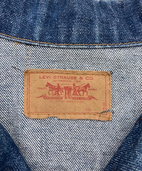 LEVI'S（リーバイス）LEVI'S (リーバイス)  60～70’s70505 4th デニムジャケット　BIG'E 黒カン　 インディゴ サイズ:不明(推定SIZE：42)の古着・服飾アイテム